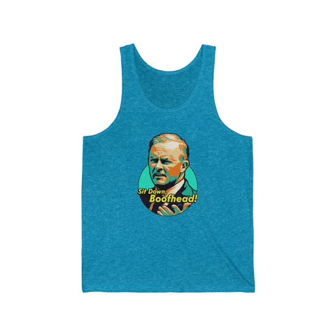 Sit Down, Boofhead! - Unisex Jersey Tank - Unisex Jersey Tank