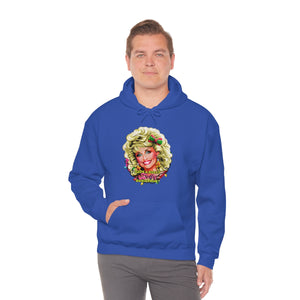 Have A Holly Dolly Christmas! - Unisex Heavy Blend™ Hooded Sweatshirt