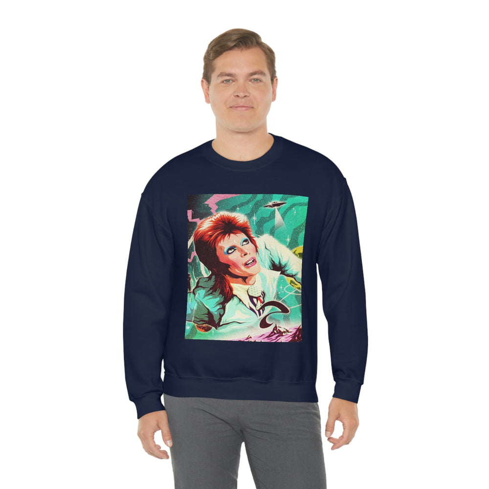 GALACTIC BOWIE - Unisex Heavy Blend™ Crewneck Sweatshirt