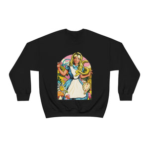 Down The Rabbit Hole [Australian-Printed] - Unisex Heavy Blend™ Crewneck Sweatshirt