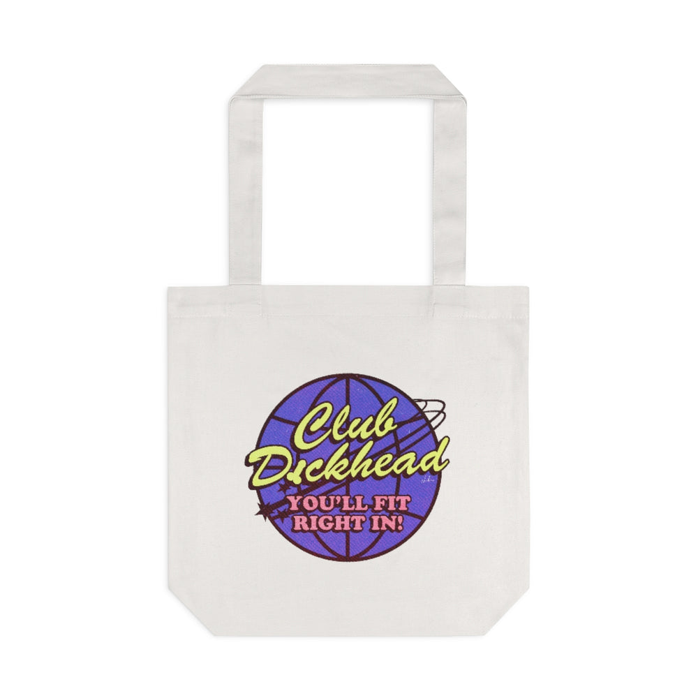 CLUB DICKHEAD [Australian-Printed] - Cotton Tote Bag