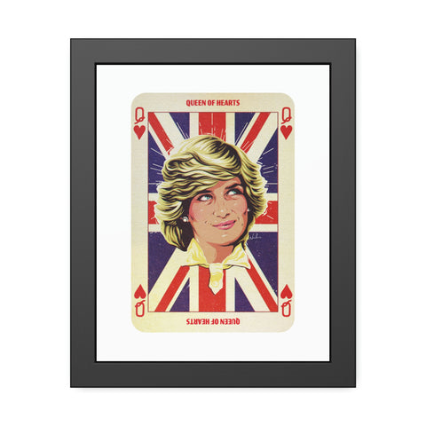 QUEEN OF HEARTS - Framed Paper Posters