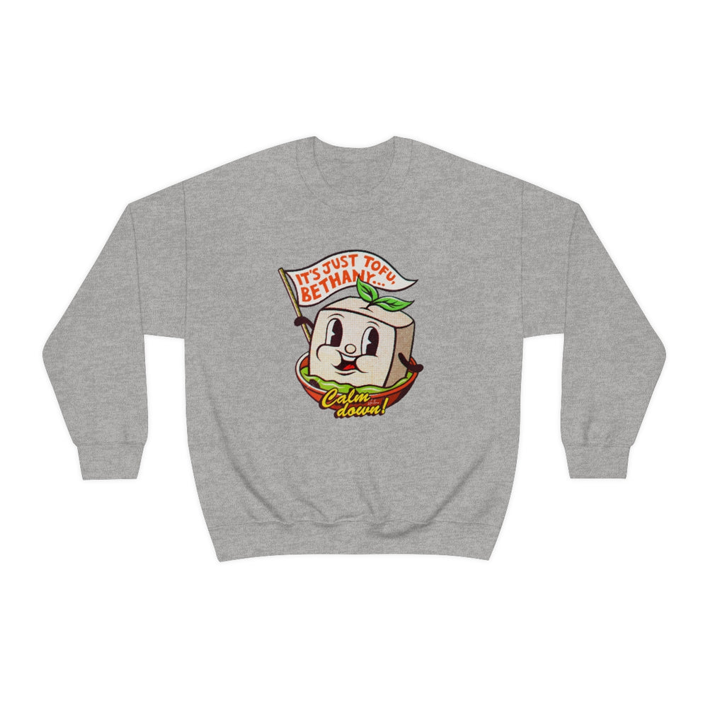 It's Just Tofu, Bethany - Unisex Heavy Blend™ Crewneck Sweatshirt