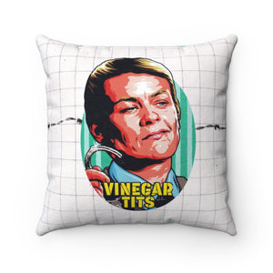 Vinegar Tits - Spun Polyester Square Pillow Case 16x16" (Slip Only)