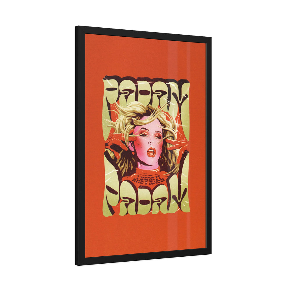 PADAM PADAM [Coloured-BG] - Framed Paper Posters