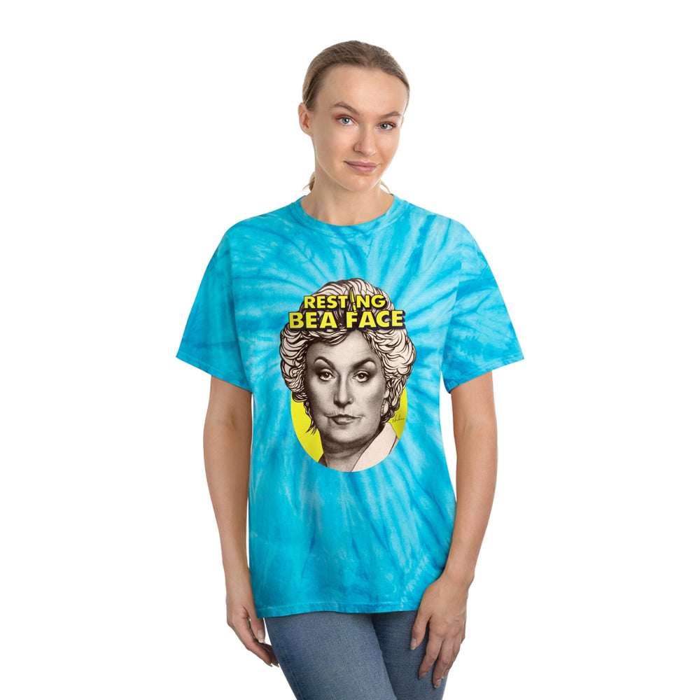 RESTING BEA FACE - Tie-Dye Tee, Cyclone