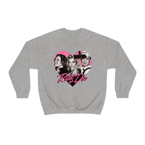 RIDE OR DIE [Australian-Printed] - Unisex Heavy Blend™ Crewneck Sweatshirt