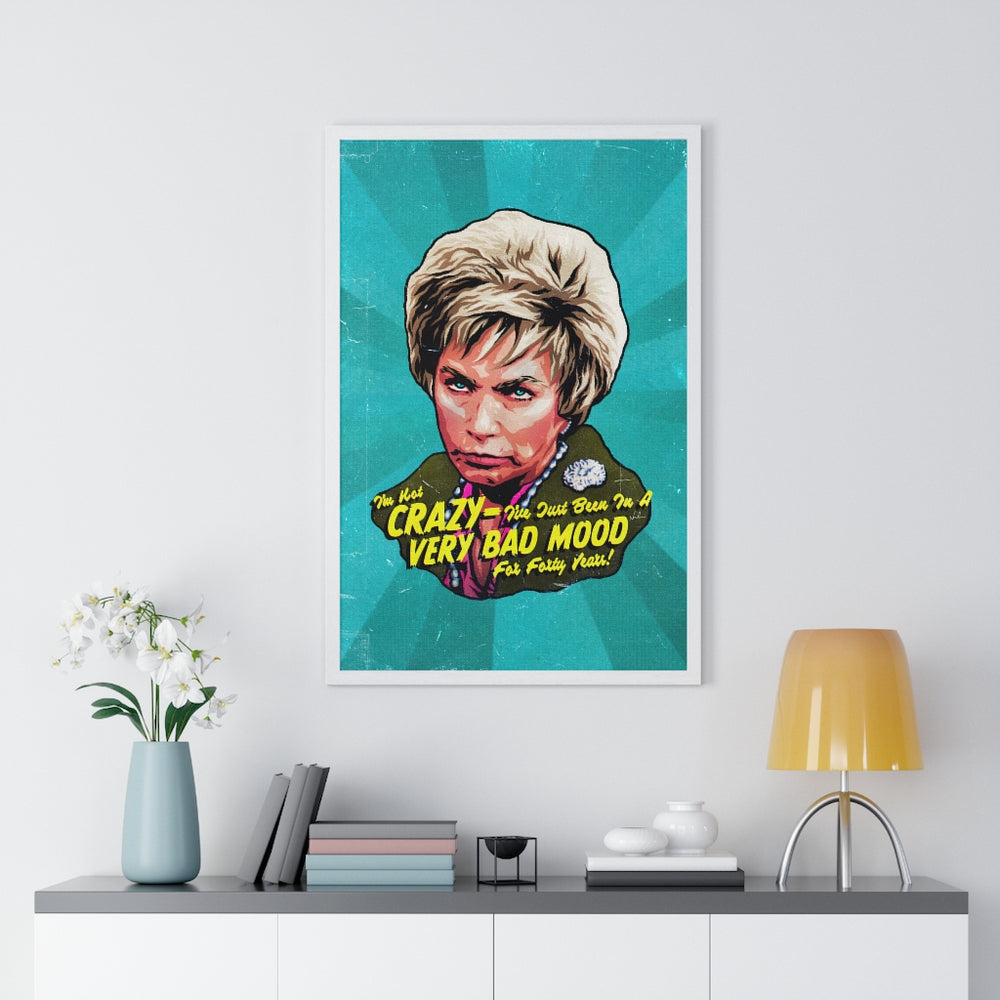Ouiser Boudreaux [Coloured BG] - Premium Framed Vertical Poster
