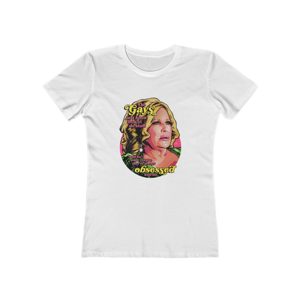 The Gays Just Know How To Do Stuff [Australian-Printed] - Women's The Boyfriend Tee