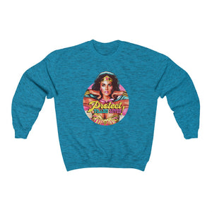 PROTECT TRANS LIVES - Unisex Heavy Blend™ Crewneck Sweatshirt