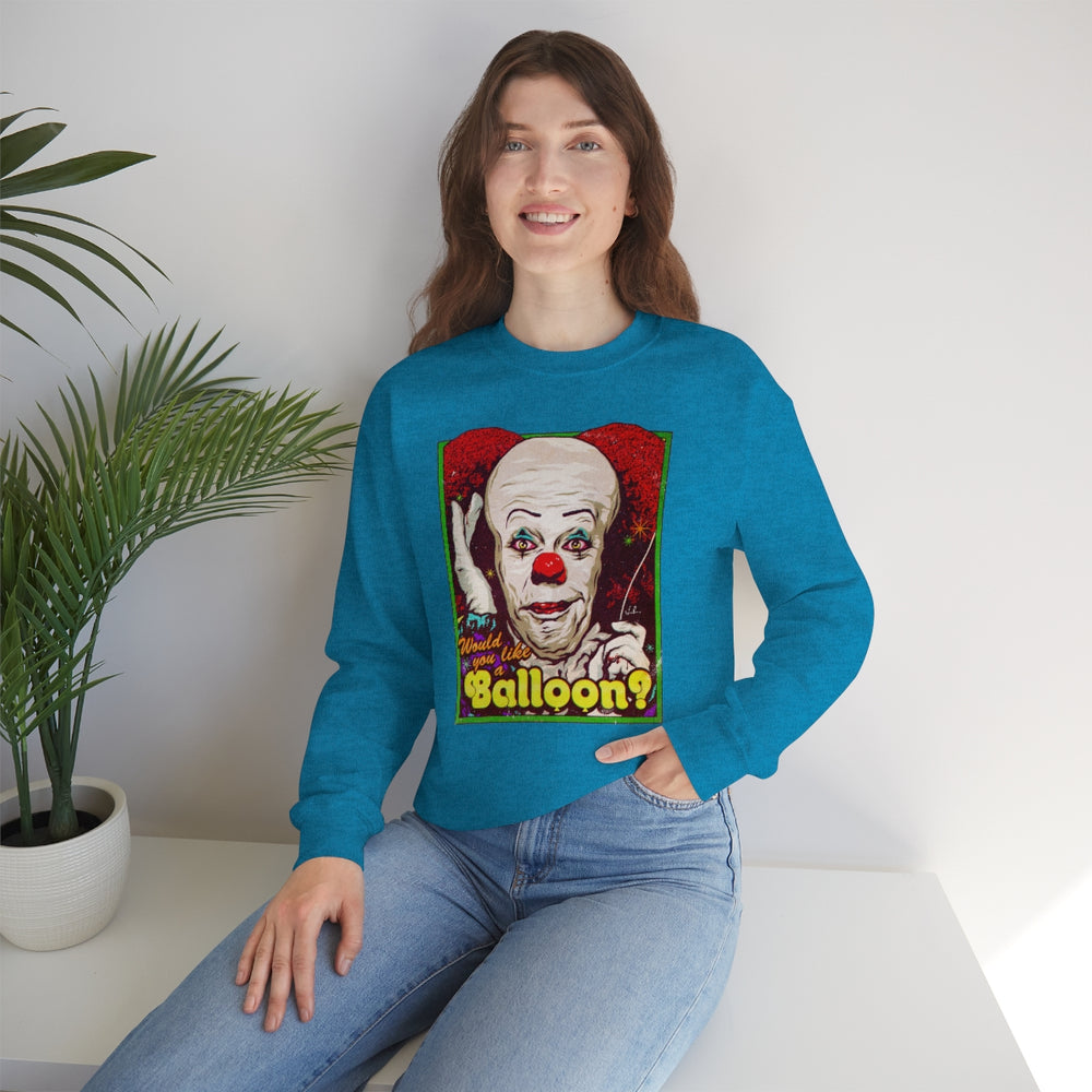 Would You Like A Balloon? - Unisex Heavy Blend™ Crewneck Sweatshirt