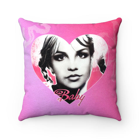 BABY - Faux Suede Square Pillow 16x16"