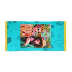 Ice Cream In St Tropez - Beach Towel