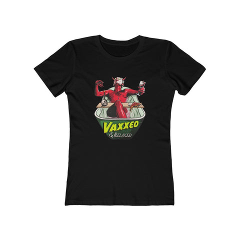 VAXXED + RELAXED - Women's The Boyfriend Tee