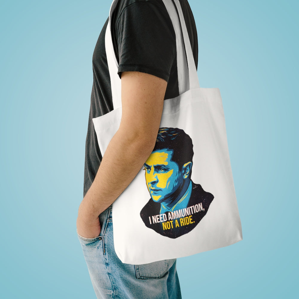 I NEED AMMUNITION, NOT A RIDE [Australian-Printed] - Cotton Tote Bag