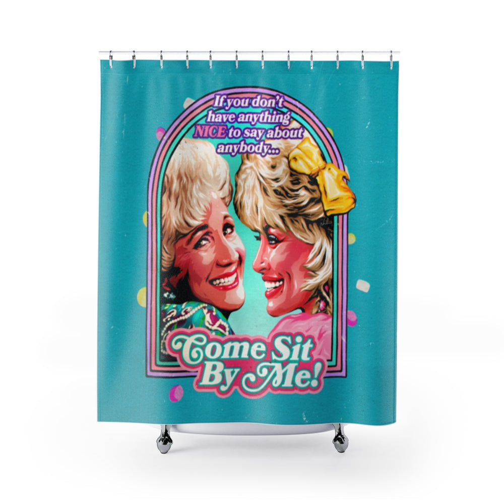 Come Sit By Me! - Shower Curtains