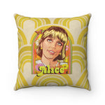 Alice - Spun Polyester Square Pillow 16x16"