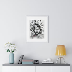 BAD GIRL - Premium Framed Vertical Poster