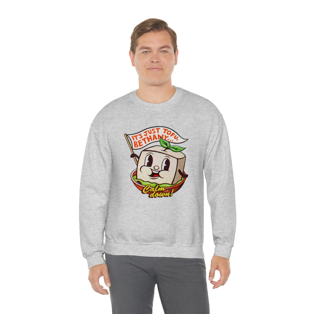 It's Just Tofu, Bethany - Unisex Heavy Blend™ Crewneck Sweatshirt