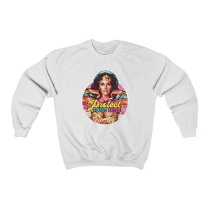 PROTECT TRANS LIVES - Unisex Heavy Blend™ Crewneck Sweatshirt