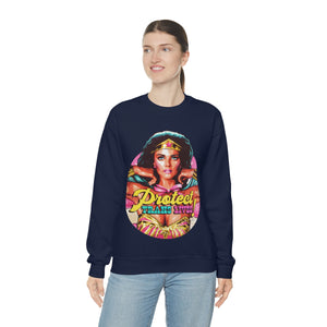 PROTECT TRANS LIVES [Australian-Printed] - Unisex Heavy Blend™ Crewneck Sweatshirt