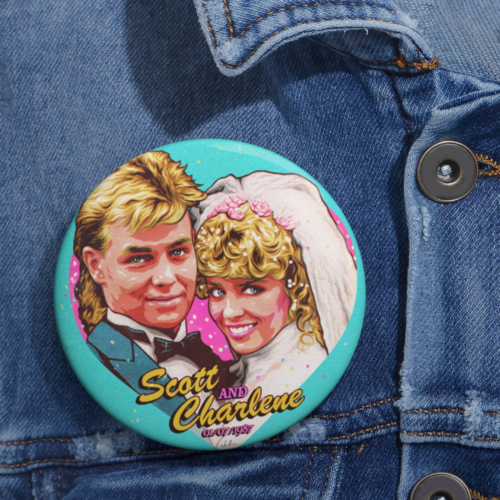 Scott and Charlene - Pin Buttons