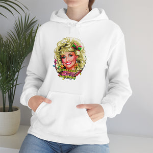 Have A Holly Dolly Christmas! - Unisex Heavy Blend™ Hooded Sweatshirt