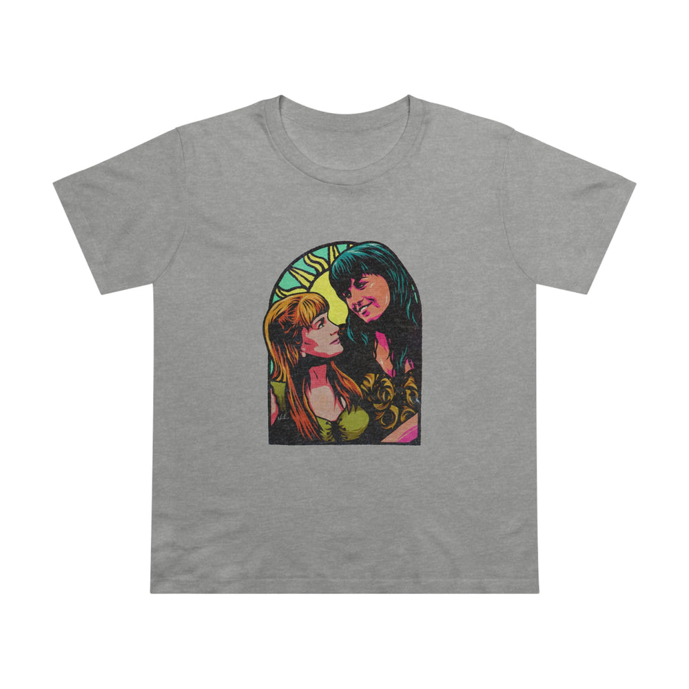 XENA X GABRIELLE [Australian-Printed] - Women’s Maple Tee