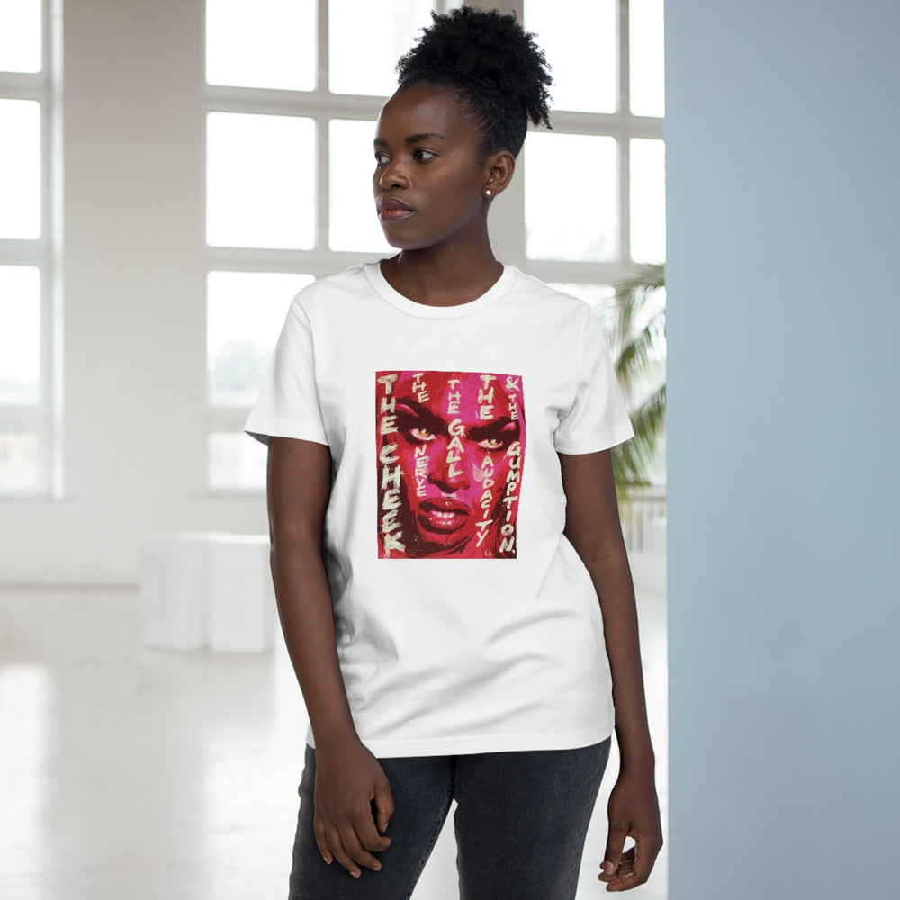 THE CHEEK [Australian-Printed] - Women’s Maple Tee