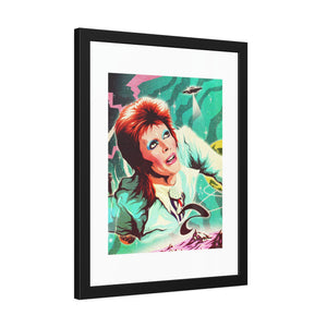 GALACTIC BOWIE - Framed Paper Posters