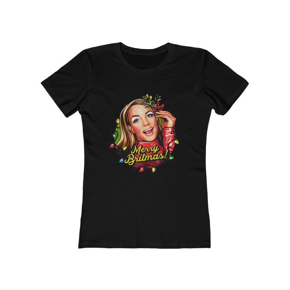 Merry Britmas! [Australian-Printed] - Women's The Boyfriend Tee