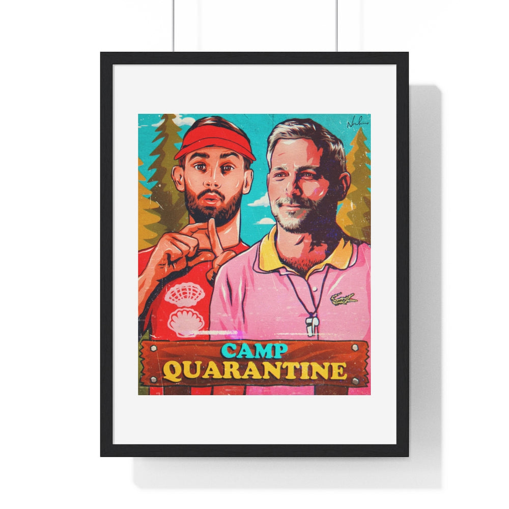 Camp Quarantine - Premium Framed Vertical Poster