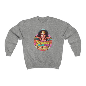 PROTECT TRANS LIVES - Unisex Heavy Blend™ Crewneck Sweatshirt