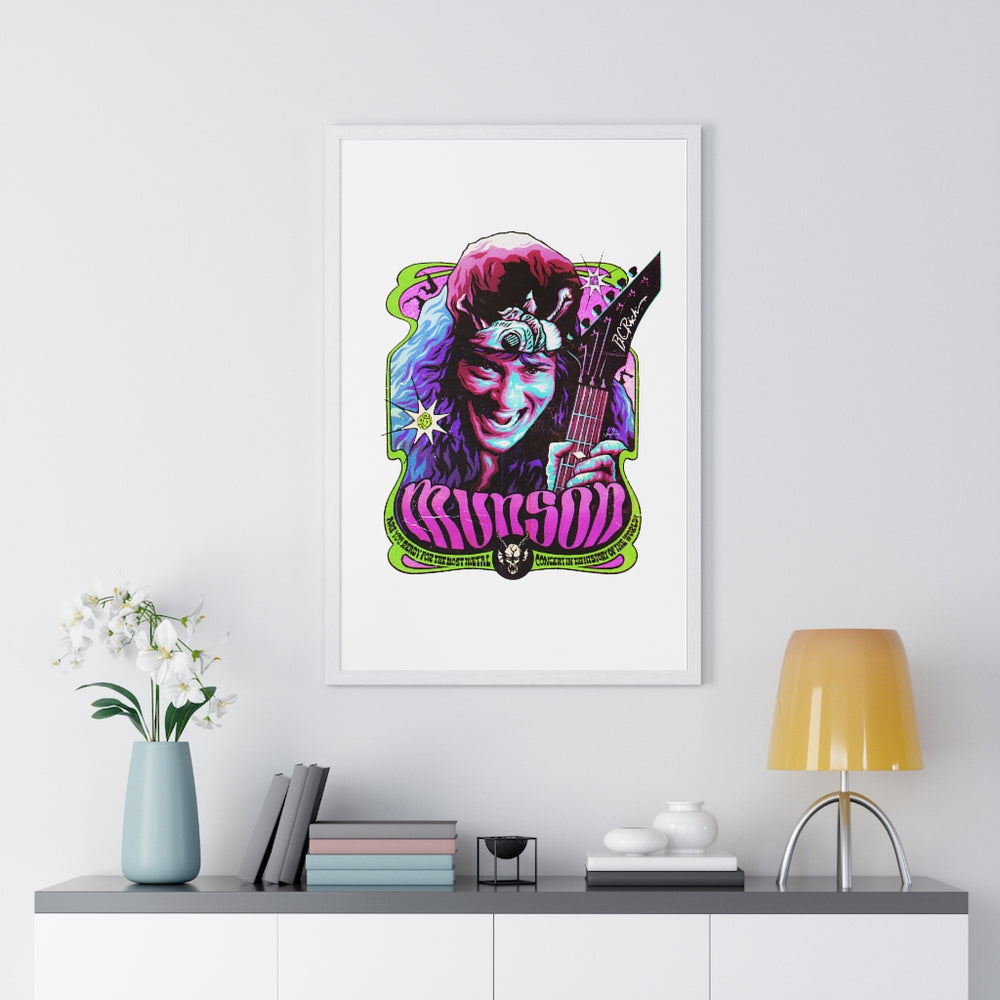 MUNSON - Premium Framed Vertical Poster