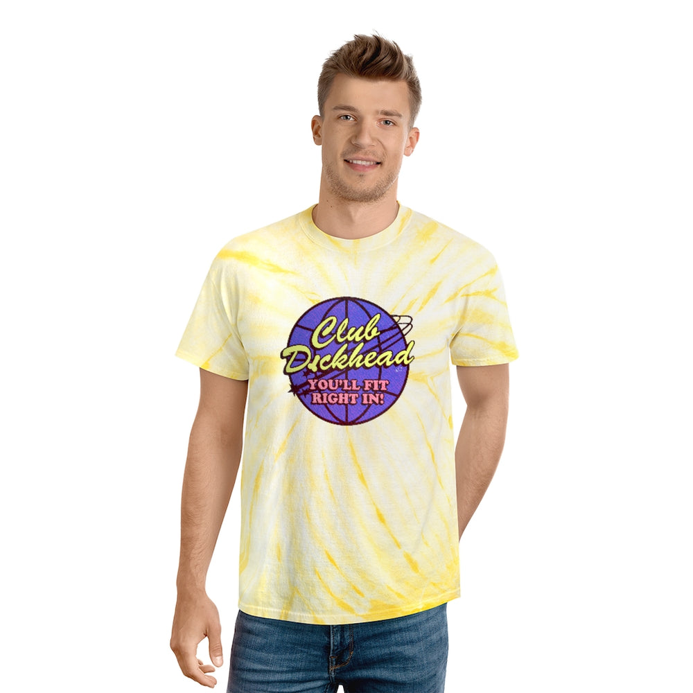 CLUB DICKHEAD - Tie-Dye Tee, Cyclone