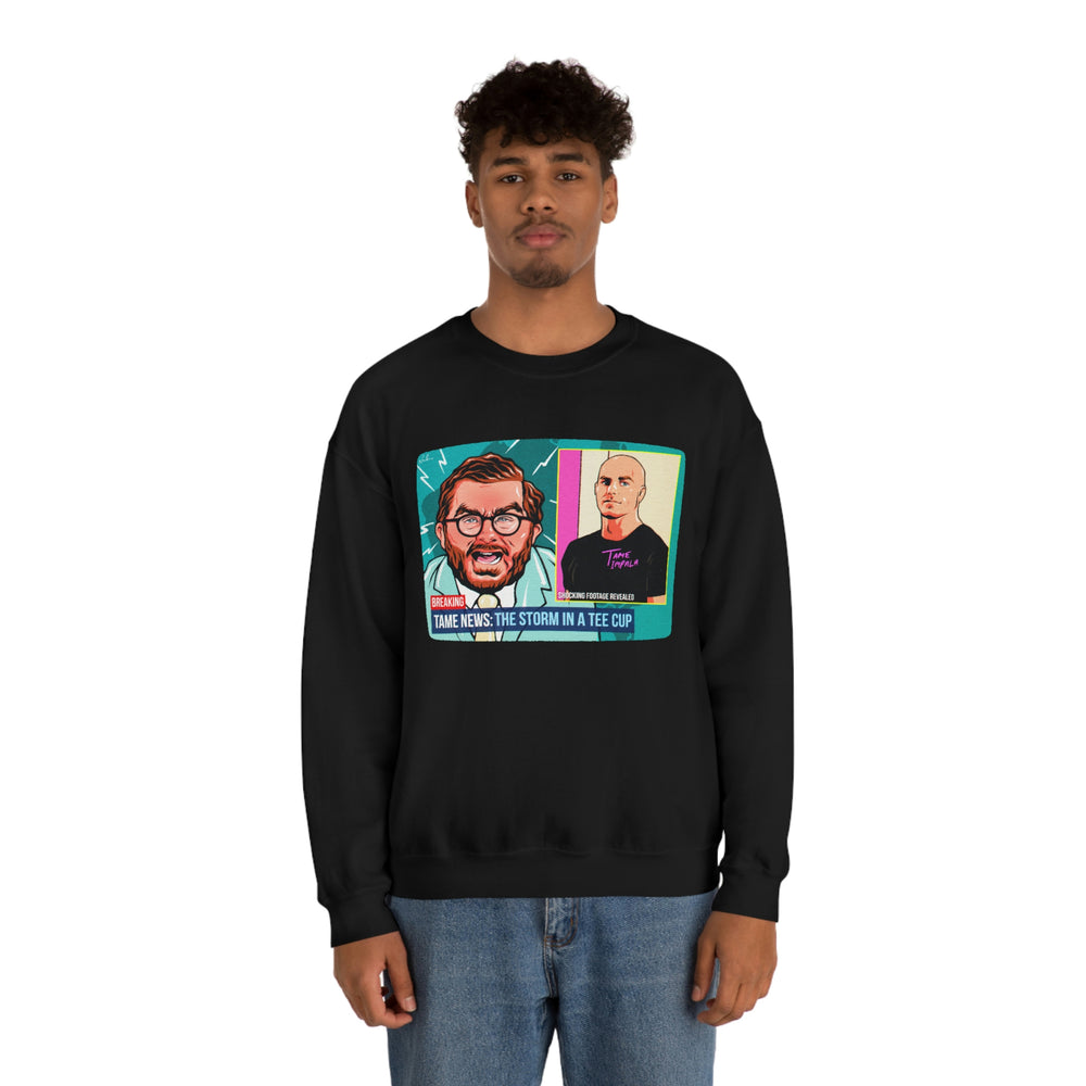 TAME NEWS [Australian-Printed] - Unisex Heavy Blend™ Crewneck Sweatshirt