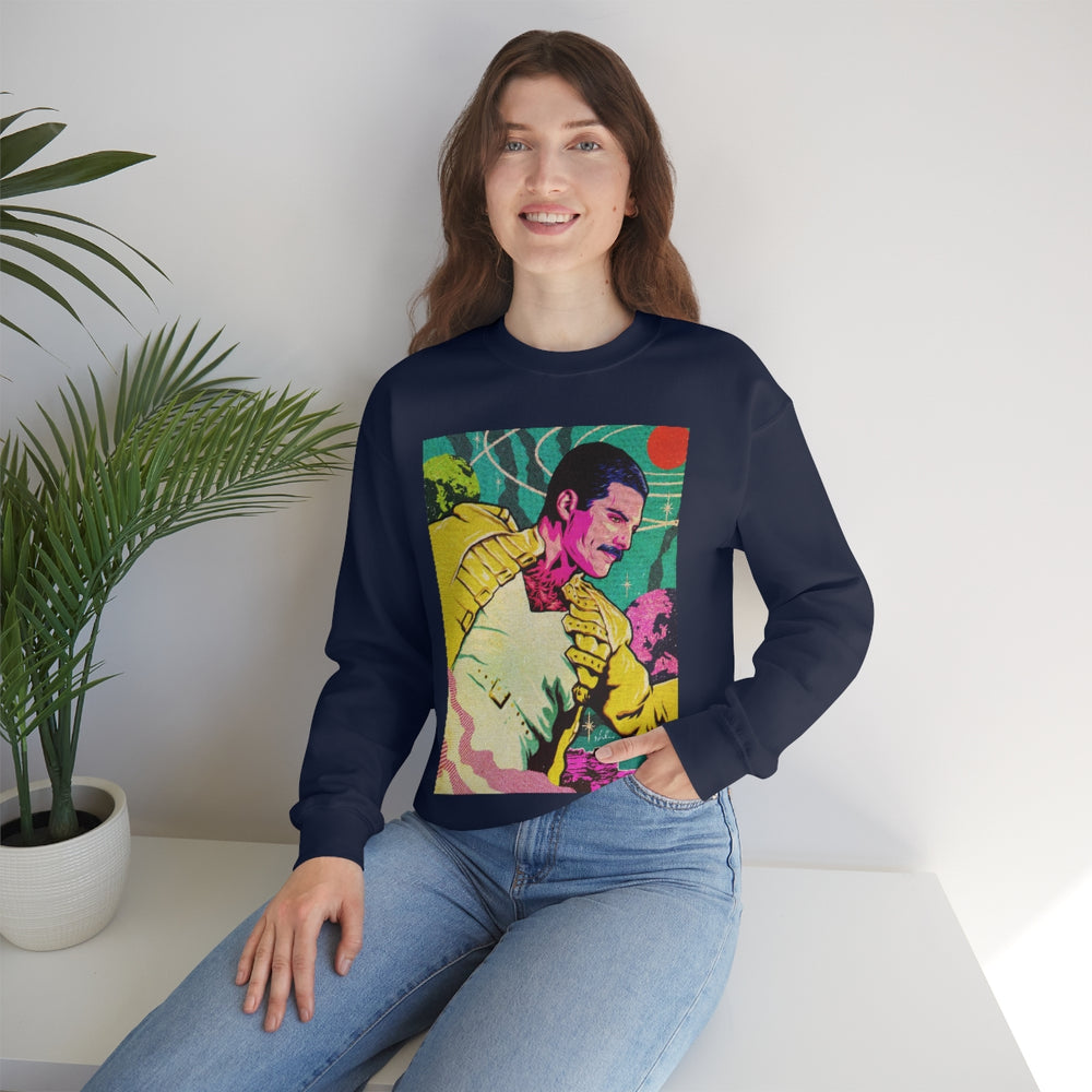 GALACTIC FREDDIE [Australian-Printed] - Unisex Heavy Blend™ Crewneck Sweatshirt