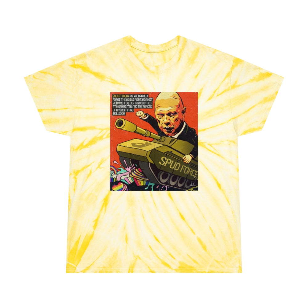 SPUD FORCE - Tie-Dye Tee, Cyclone