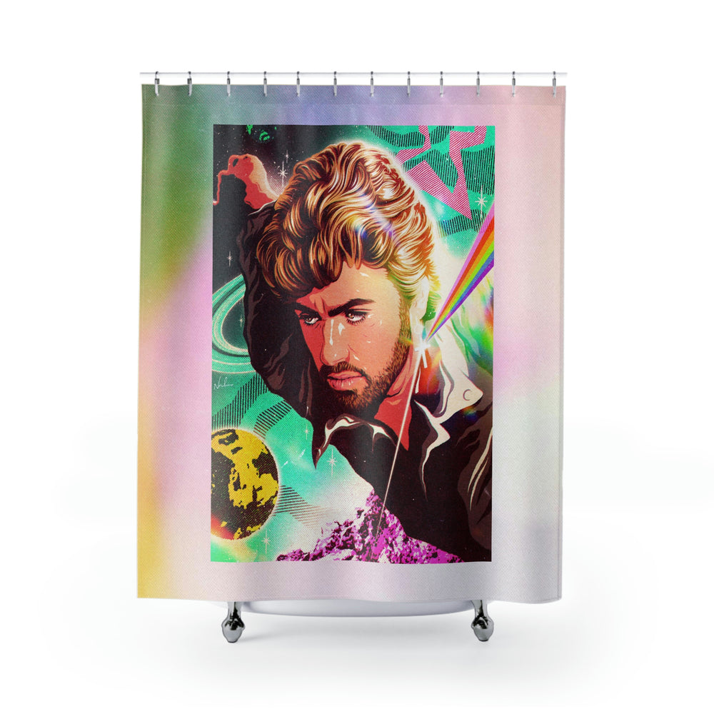GALACTIC GEORGE - Shower Curtains