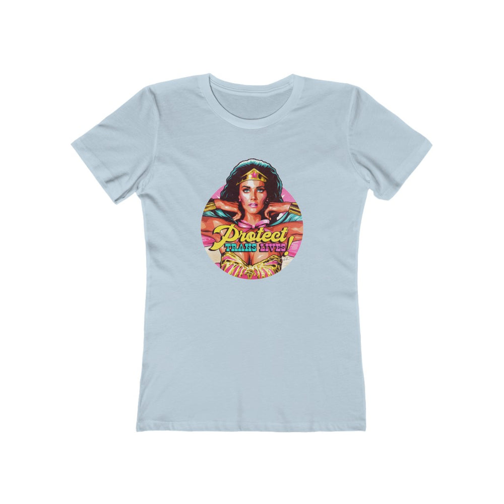 PROTECT TRANS LIVES - Women's The Boyfriend Tee