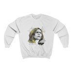 Nazaré Tedesco – Math Lady / Confused Blonde Meme - Unisex Heavy Blend™ Crewneck Sweatshirt