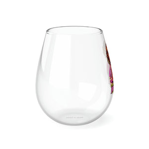 I'd Rather Leave My Children With A Drag Queen - Stemless Glass, 11.75oz