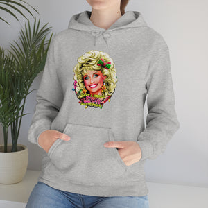 Have A Holly Dolly Christmas! - Unisex Heavy Blend™ Hooded Sweatshirt