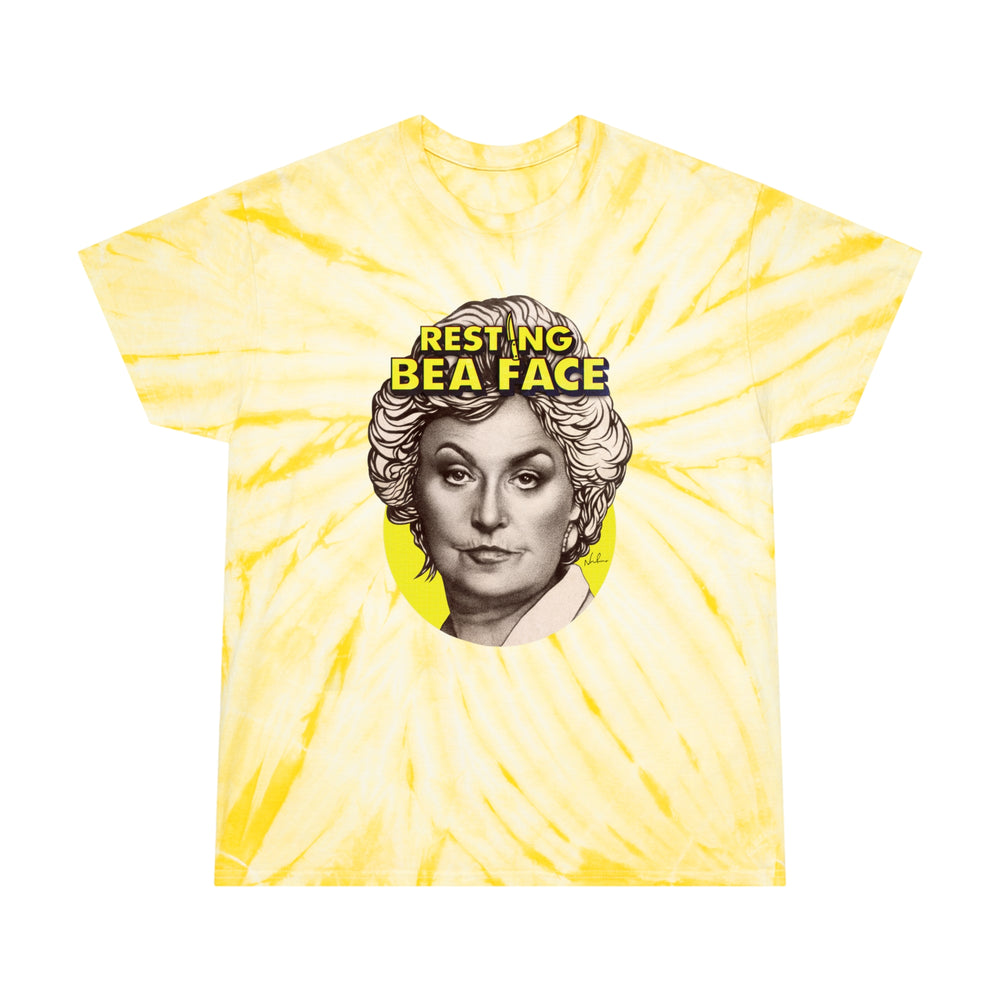 RESTING BEA FACE - Tie-Dye Tee, Cyclone