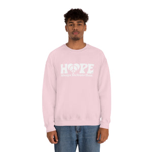 Hope Always Defeats Hate - Unisex Heavy Blend™ Crewneck Sweatshirt