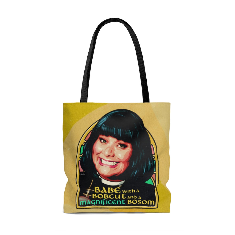 Babe With A Bobcut And A Magnificent Bosom - AOP Tote Bag