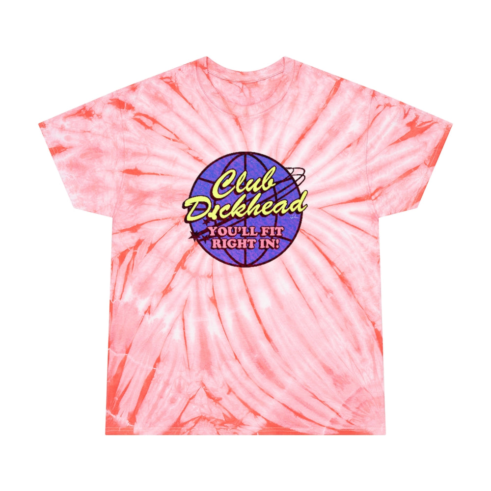 CLUB DICKHEAD - Tie-Dye Tee, Cyclone