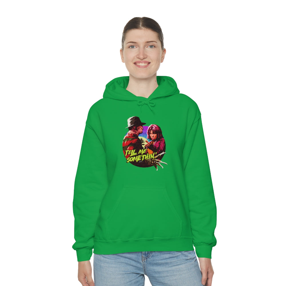 Tell Me Somethin' - Unisex Heavy Blend™ Hooded Sweatshirt