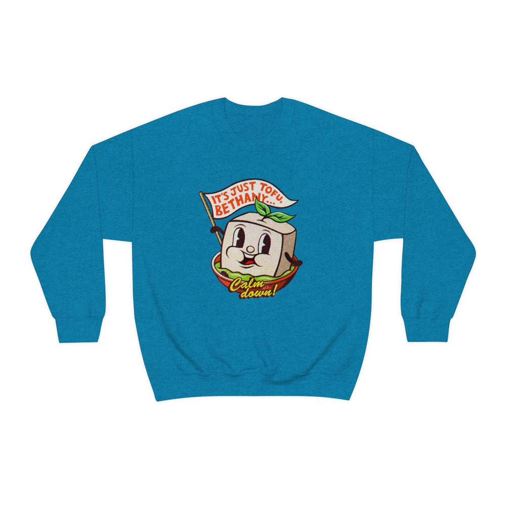 It's Just Tofu, Bethany - Unisex Heavy Blend™ Crewneck Sweatshirt