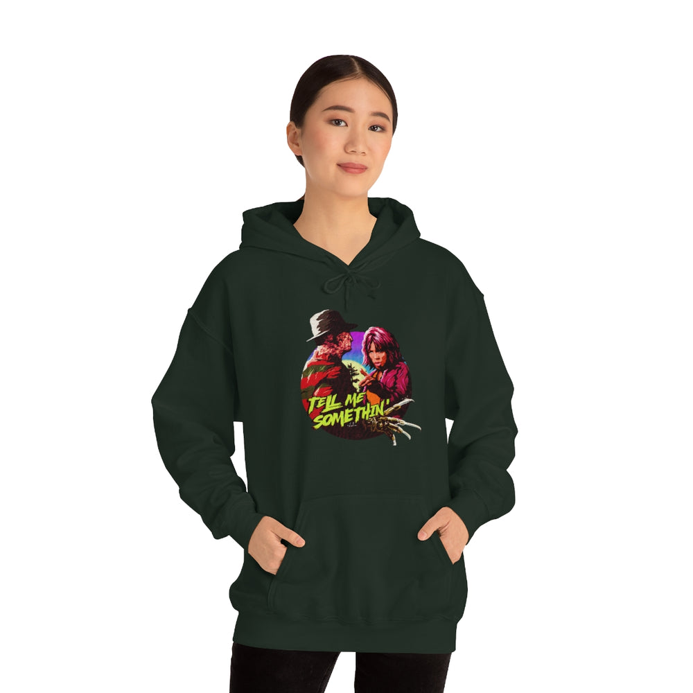 Tell Me Somethin' - Unisex Heavy Blend™ Hooded Sweatshirt